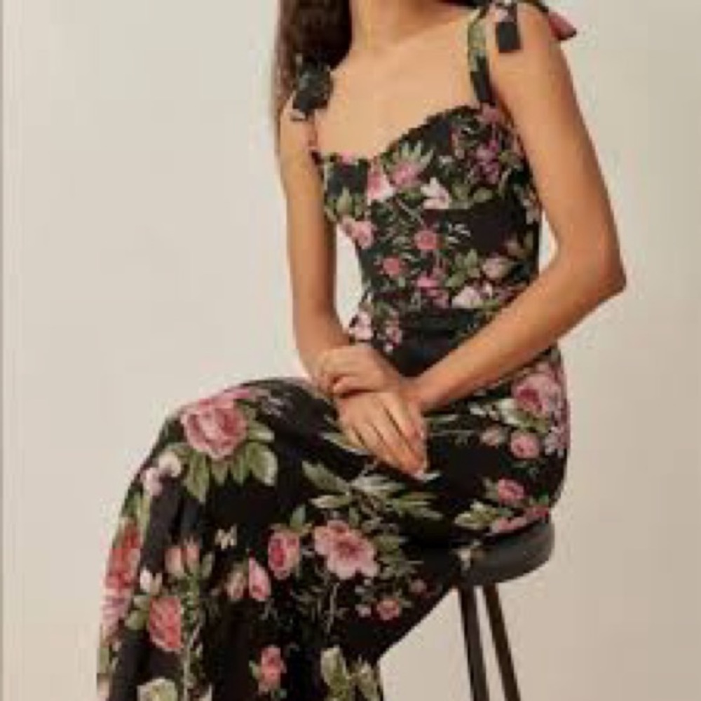 Reformation Nikita Dress Cottage Garden 6